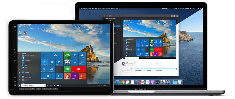 VMware Fusion en MacBook y iPad