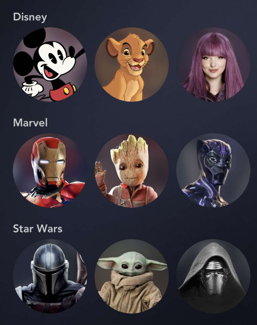 Cómo cambiar la foto y el nombre de la foto de perfil de Disney + en el iPhone y el iPad.