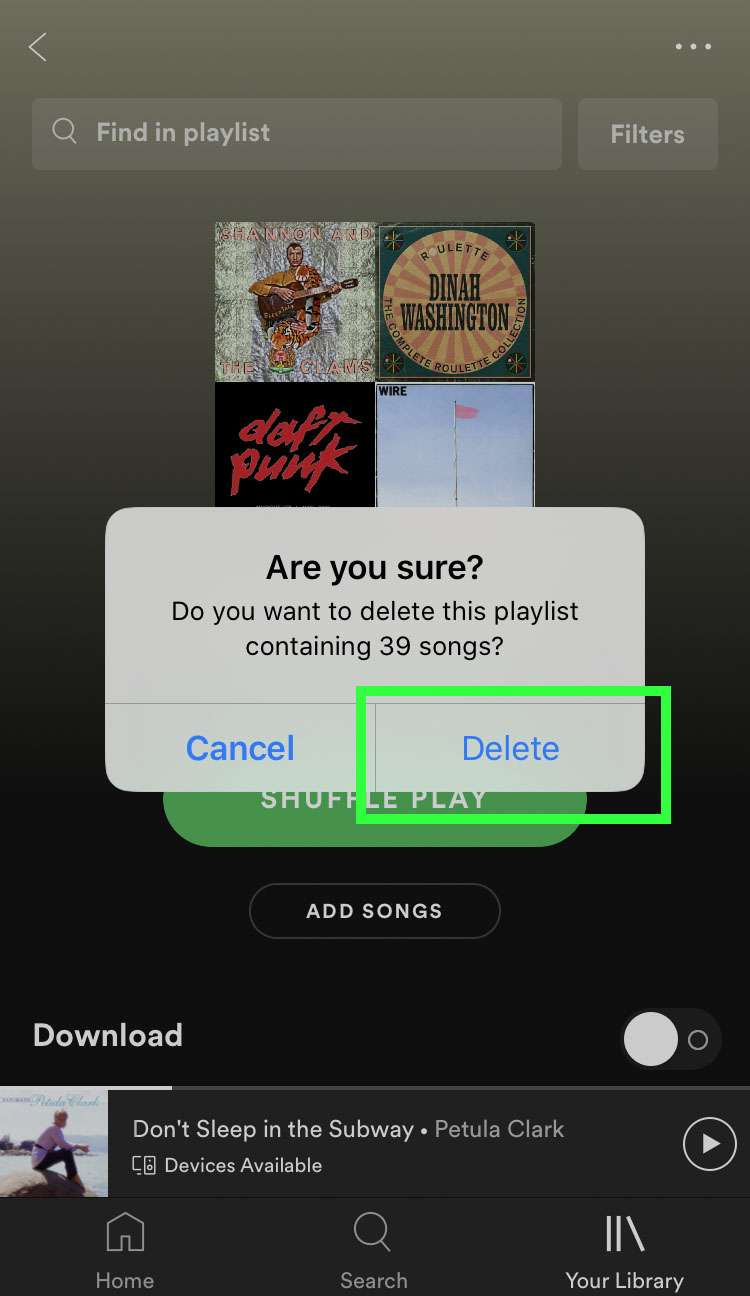 Vuelva a enlazar la cuenta de Spotify con Shazam 5