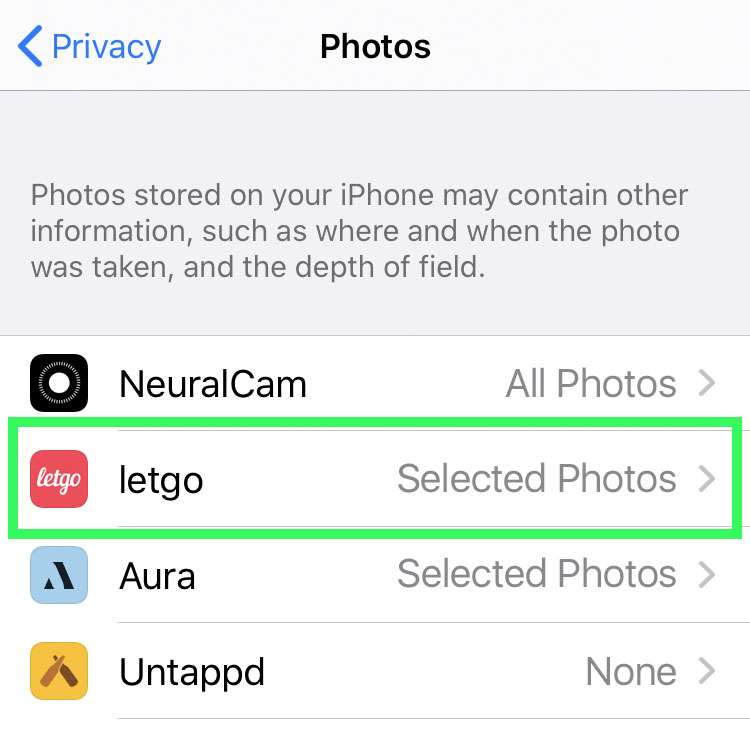 Acceso a la biblioteca de fotos iOS 3