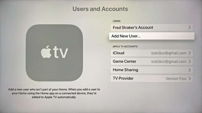 Cuentas de Apple TV 1