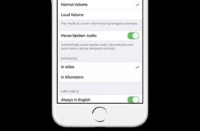 Cómo pausar el audio hablado durante las indicaciones de navegación en Apple Maps
