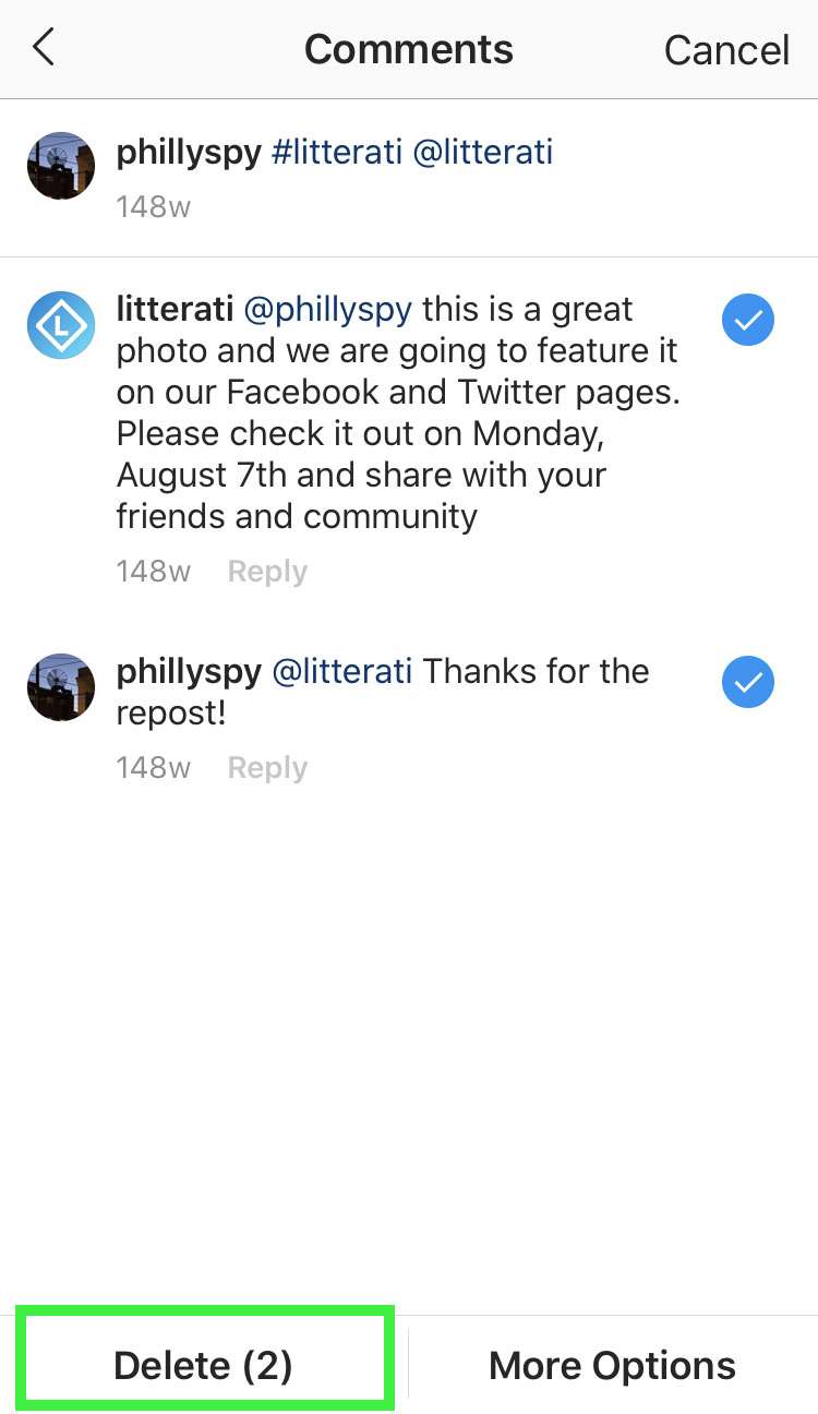 Instagram elimina comentarios masivos 3