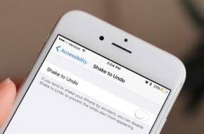 Cómo desactivar Shake to Undo en iPhone