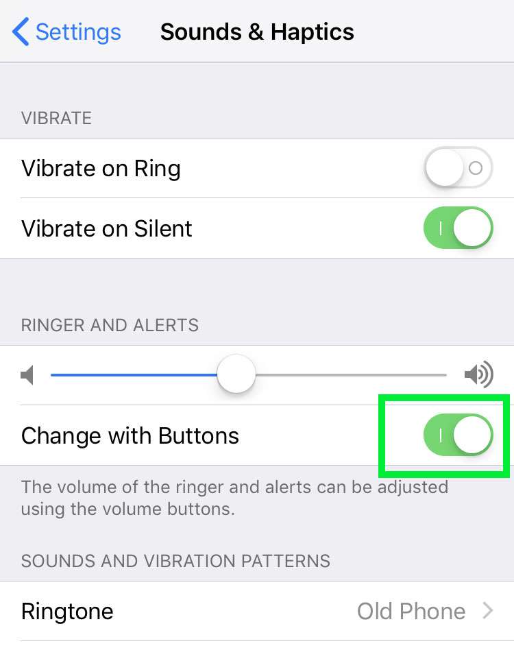 Cambia el volumen de los botones físicos del timbre de alarma iOS