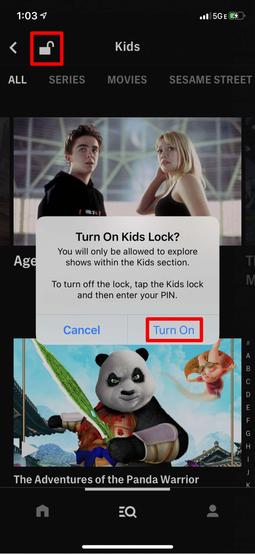Cómo bloquear el contenido para adultos en HBO Now iPhone y iPad.