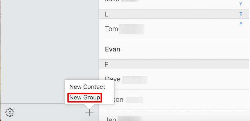 ¿Cómo se pueden crear grupos de contactos en iCloud por correo electrónico y mensajes a iPhone y iPad.
