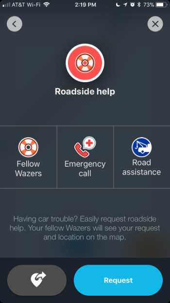 Como solicitar ayuda en carretera con Waze al iPhone.