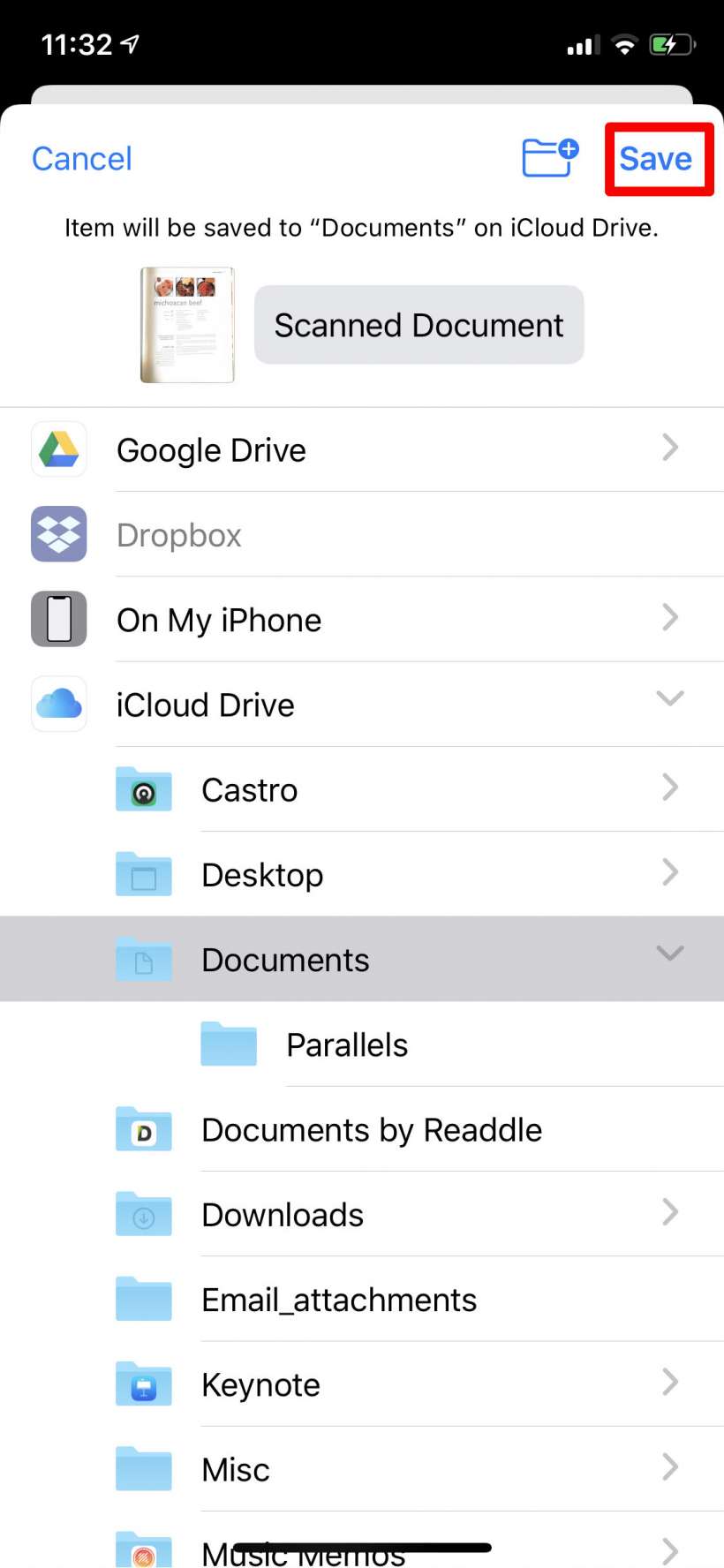 Como escanear documentos desde la aplicación Archivos en el iPhone y el iPad.