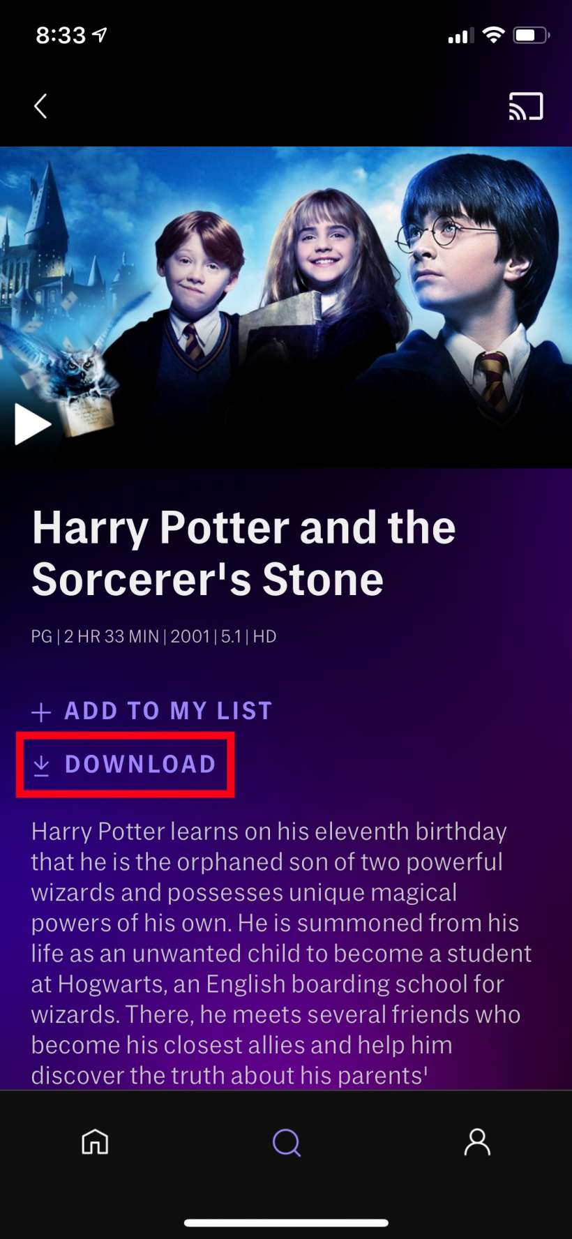 Como descargar películas y programas de HBO Max para verlos sin conexión en el iPhone y el iPad.