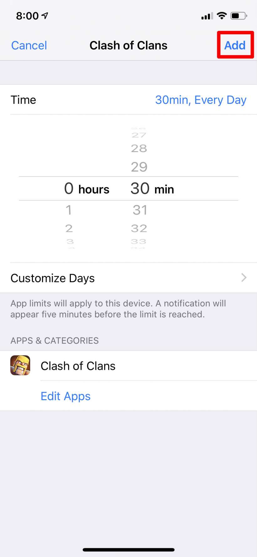 Cómo se utilizan los límites de tiempo de pantalla en aplicaciones individuales iPhone y iPad.