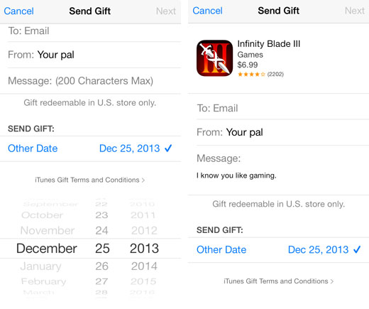 aplicaciones de regalo de iTunes App Store2
