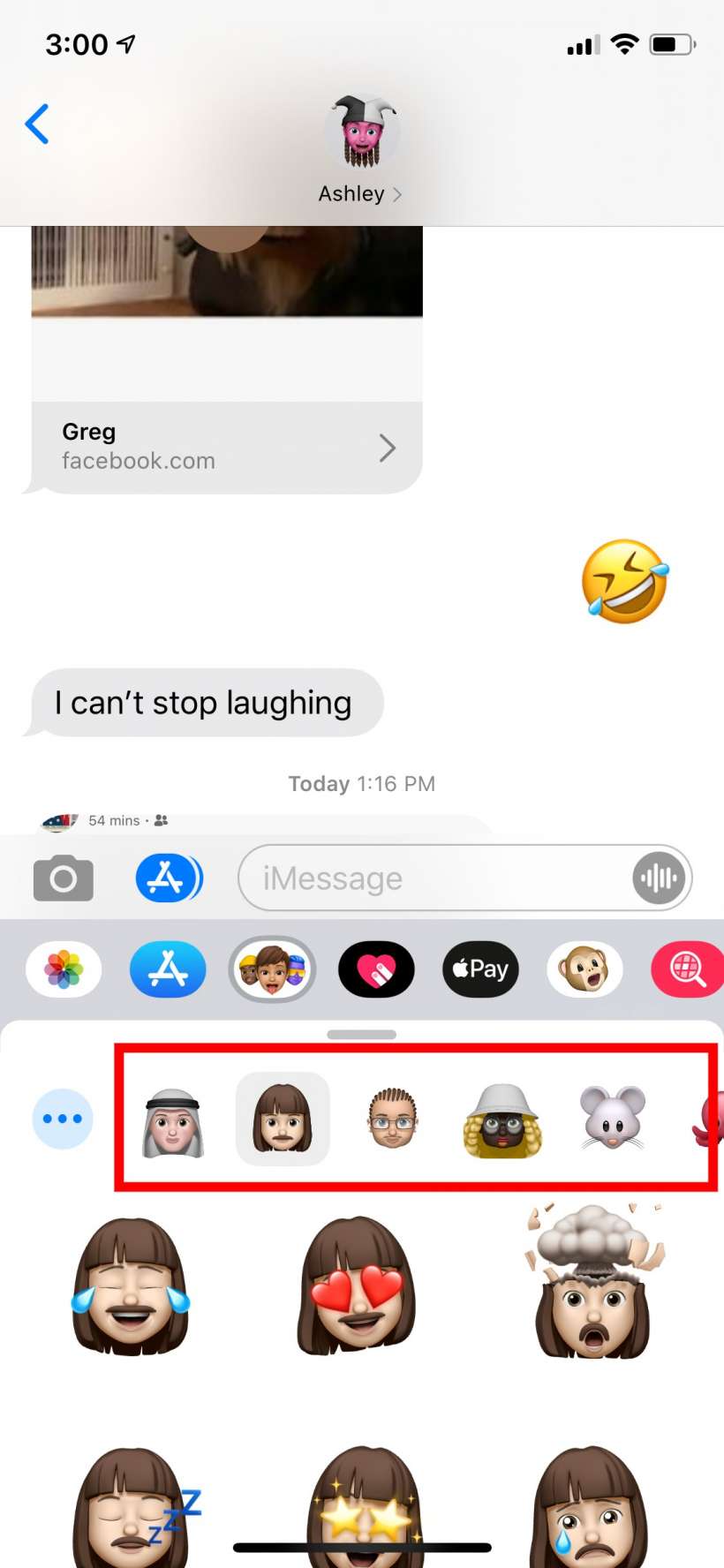 Cómo reaccionar a los mensajes de texto con adhesivos Memoji el iPhone y el iPad.
