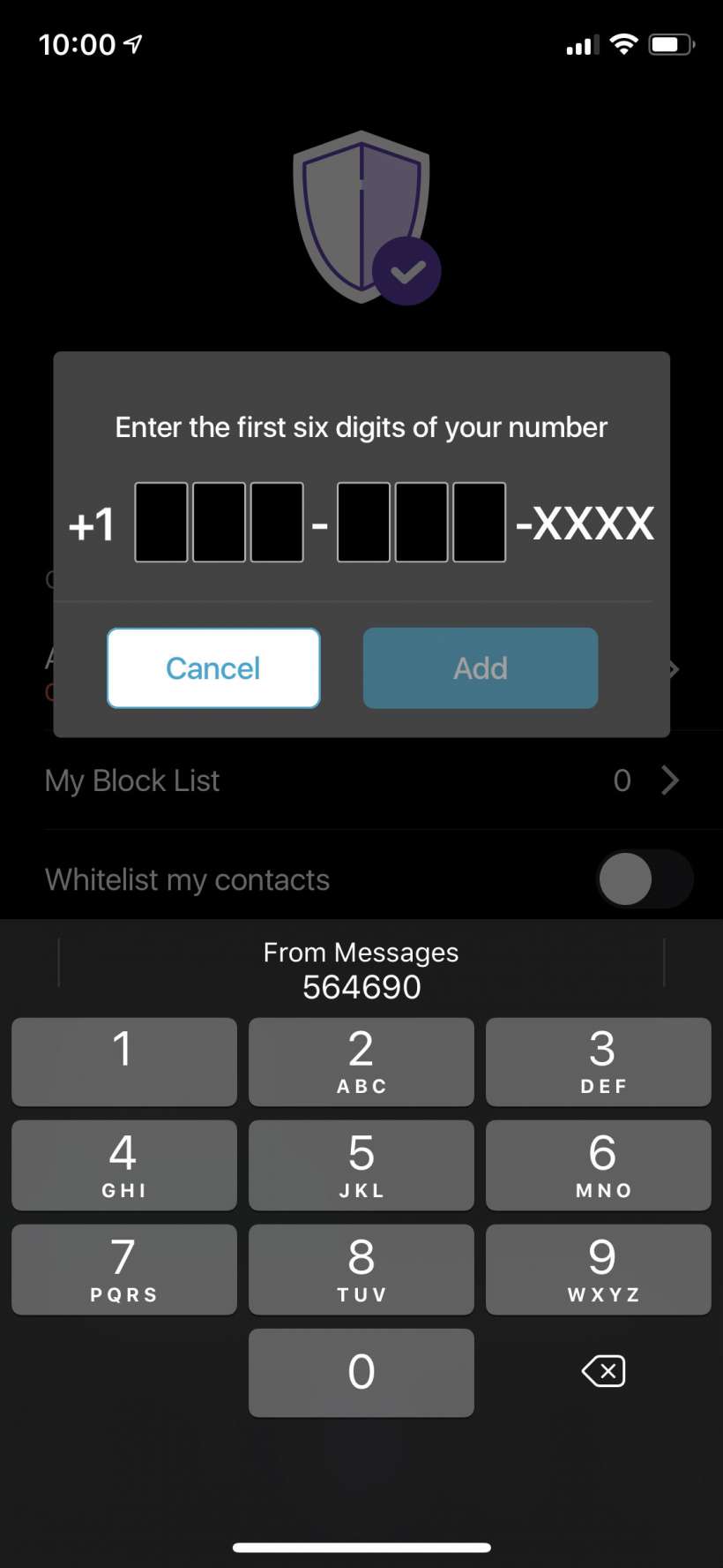 Cómo bloquear las llamadas desde su código de área en el iPhone.