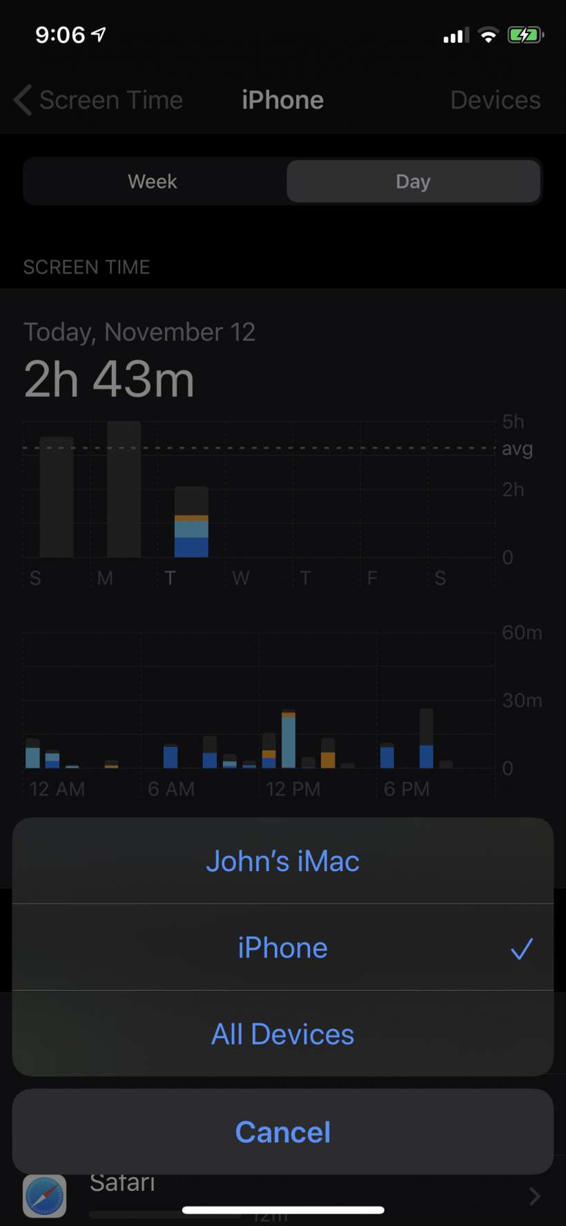 Cómo hacer un seguimiento del tiempo de pantalla del iPhone, el iPad y el Mac por separado.