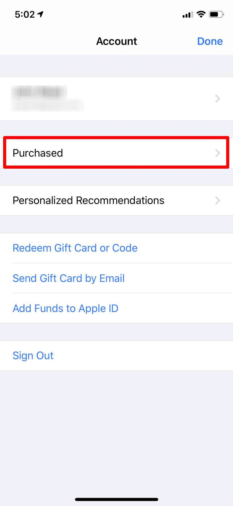 Cómo ocultar las compras y descargas de la App Store en el iPhone y el iPad