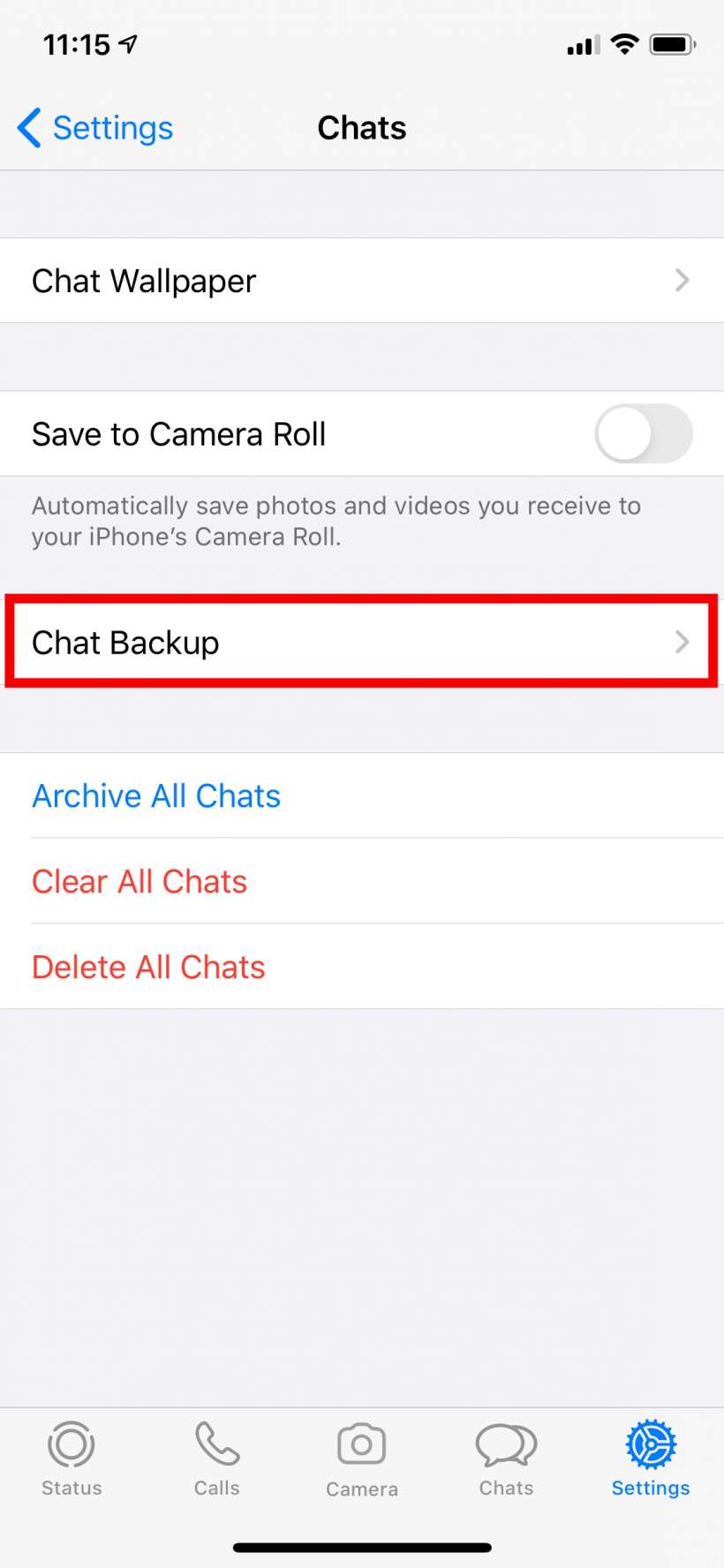 Cómo hacer copias de seguridad de sus chats de WhatsApp a iCloud iPhone y iPad.