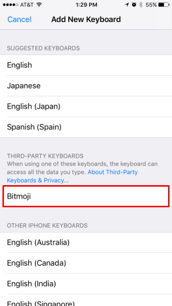 Como instalar Bitmoji el iPhone y utilizarlo a iMessage.