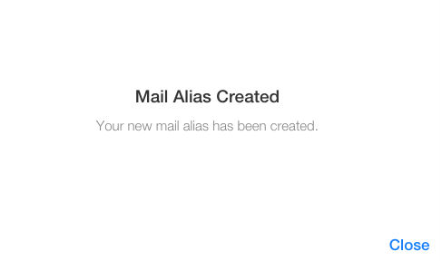 Cómo se crea un alias de correo electrónico de iCloud.
