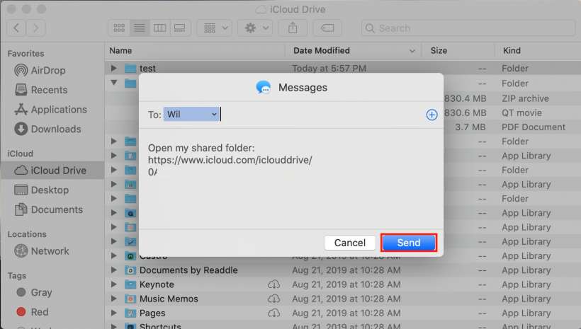 Cómo compartir carpetas a iCloud desde su Mac.