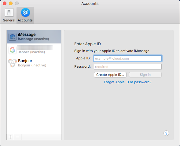 Como borrar la cuenta de Apple ID Messages en su Mac.