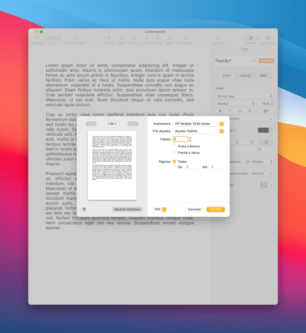 Imprimir con AirPrint en Mac