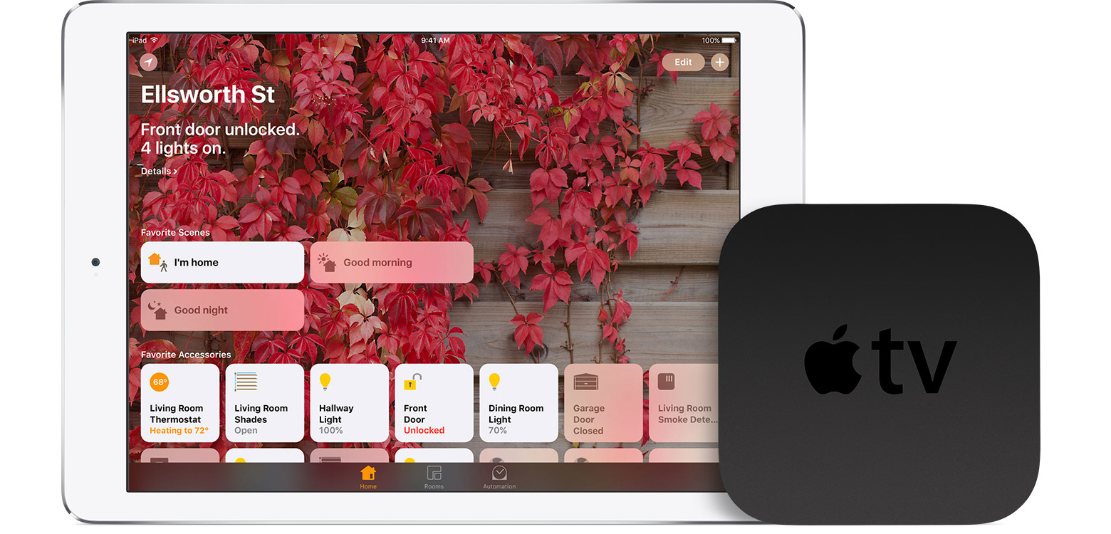iPad y Apple TV como el centro de la casa (HomeKit)