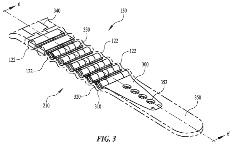 Patente de Apple sobre pulsera a pilas