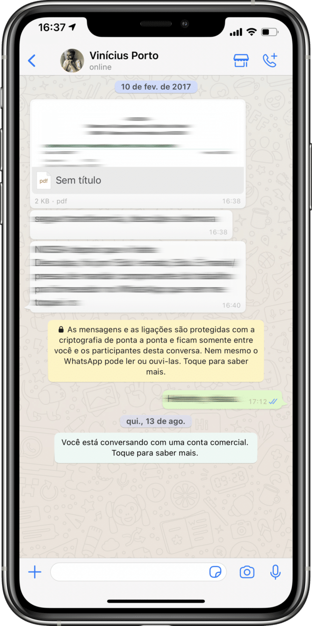 Novedades de WhatsApp Beta para iOS