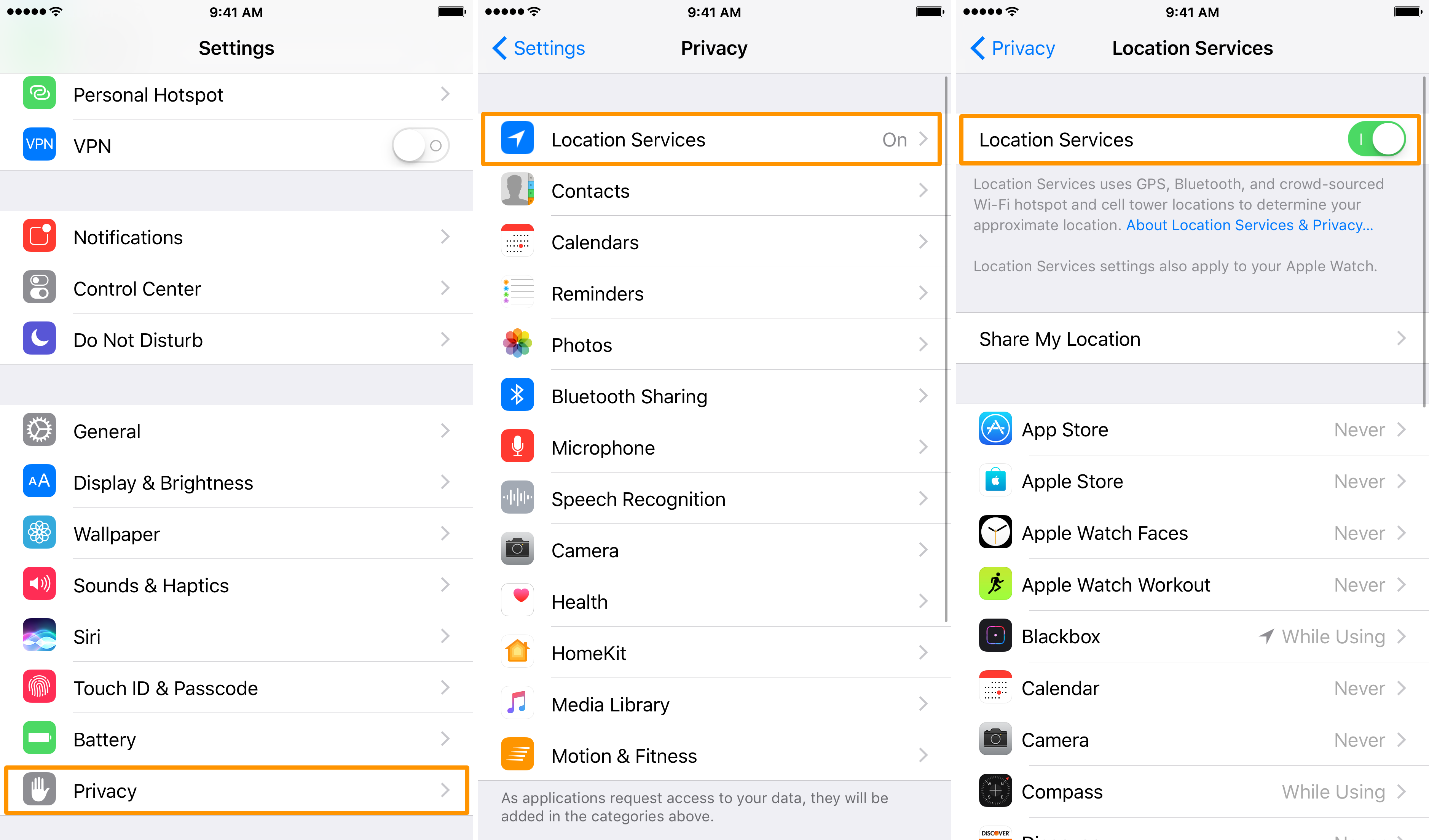 GPS no funciona iPhone: actualiza los servicios de ubicación iOS