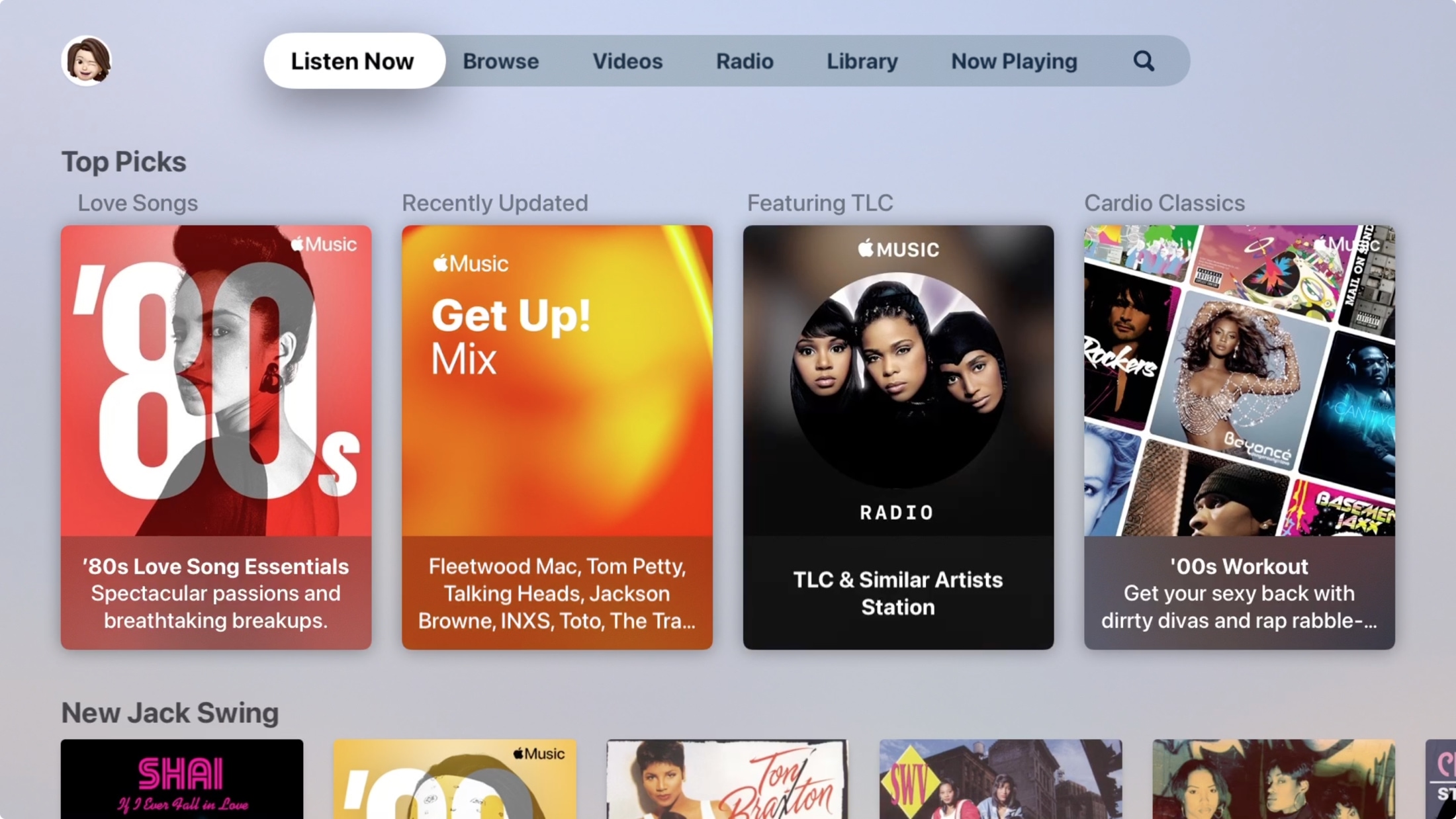 Escucha ahora a la música a Apple TV