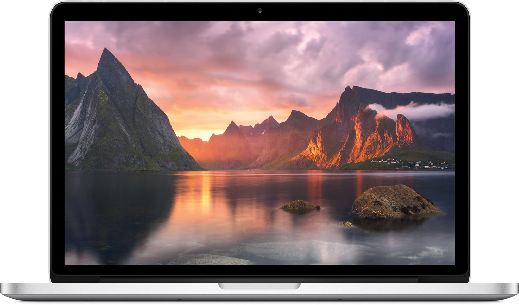 MacBook Pro con pantalla Retina de 13 pulgadas desde el frente