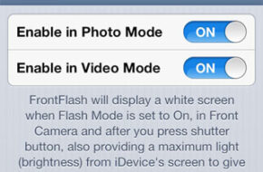 Añadir un flash en la cámara frontal del iPhone
