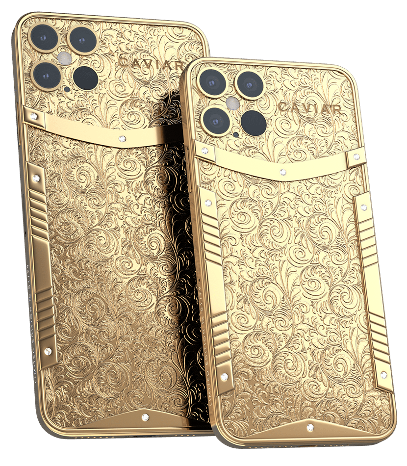 Edición especial Gold del "iPhone 12 Pro" de Caviar