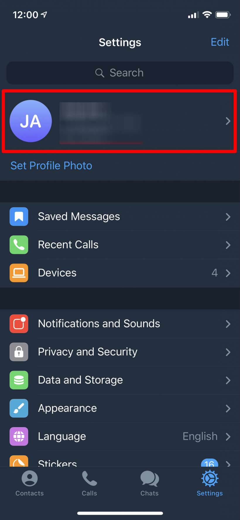 Cómo abrir una segunda cuenta de Telegram iPhone y iPad.