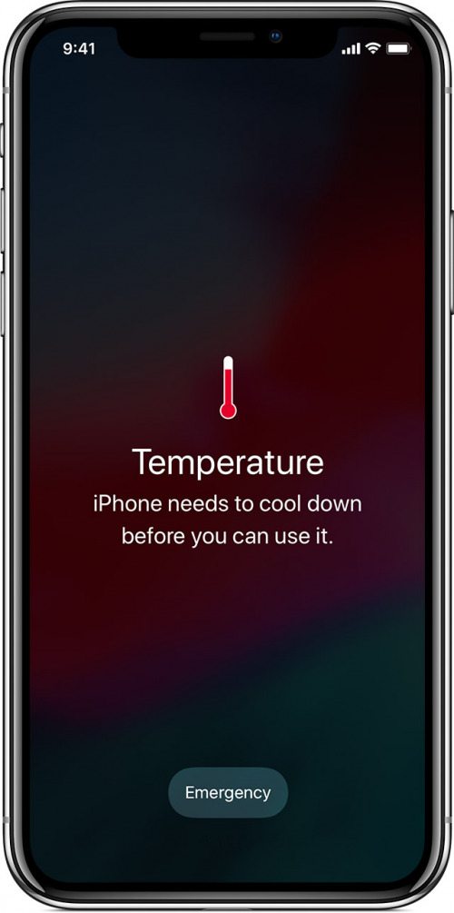 iphone demasiado caliente