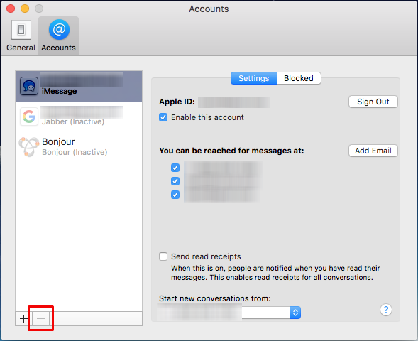 Cómo borrar su cuenta de mensajes de iCloud en su Mac.
