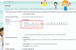 Como cambiar la firma de Gmail