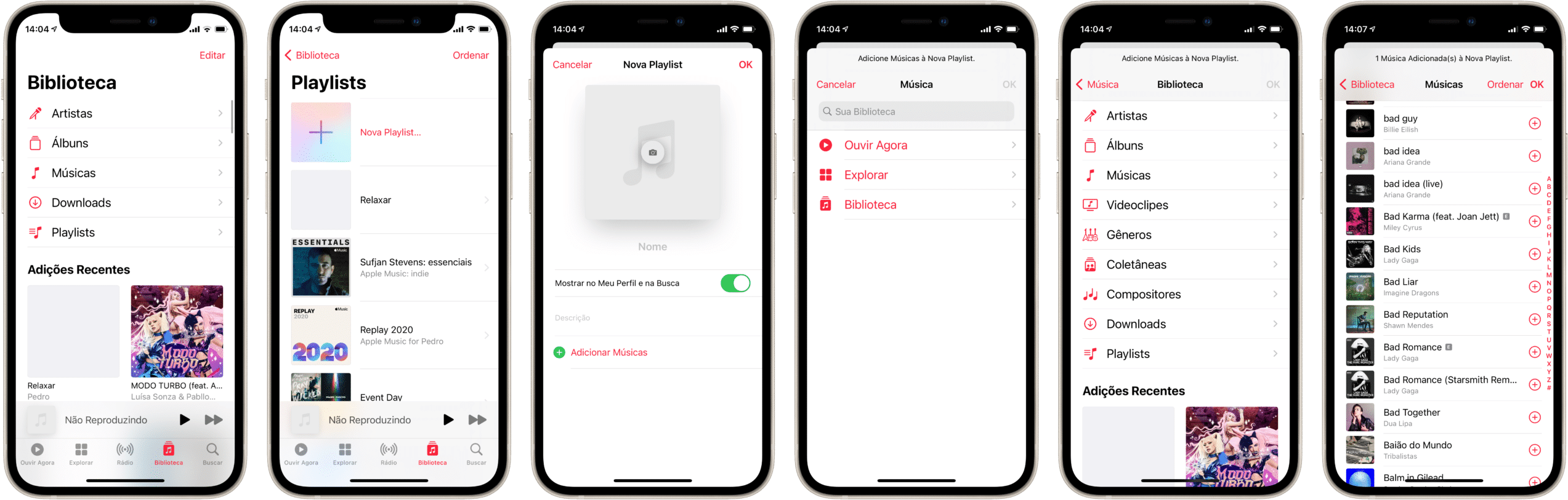 Crear una lista de reproducción en Apple Music en iPhone