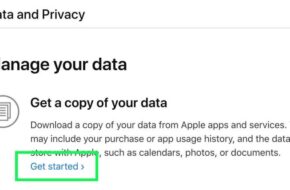 Como descargar sus datos personales desde Apple