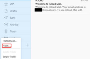 Cómo establecer reglas para su correo electrónico de iCloud