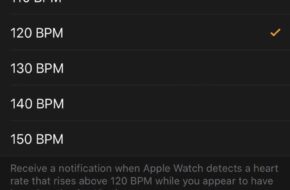 Cómo obtener avisos de frecuencia cardíaca elevada de Apple Watch