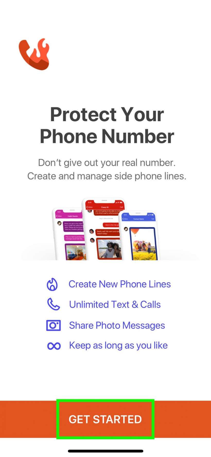 Cómo obtener un número de teléfono de quemador temporal para su iPhone.