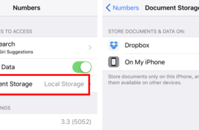 Como se cambia la ubicación de guardada predeterminada para archivos iOS