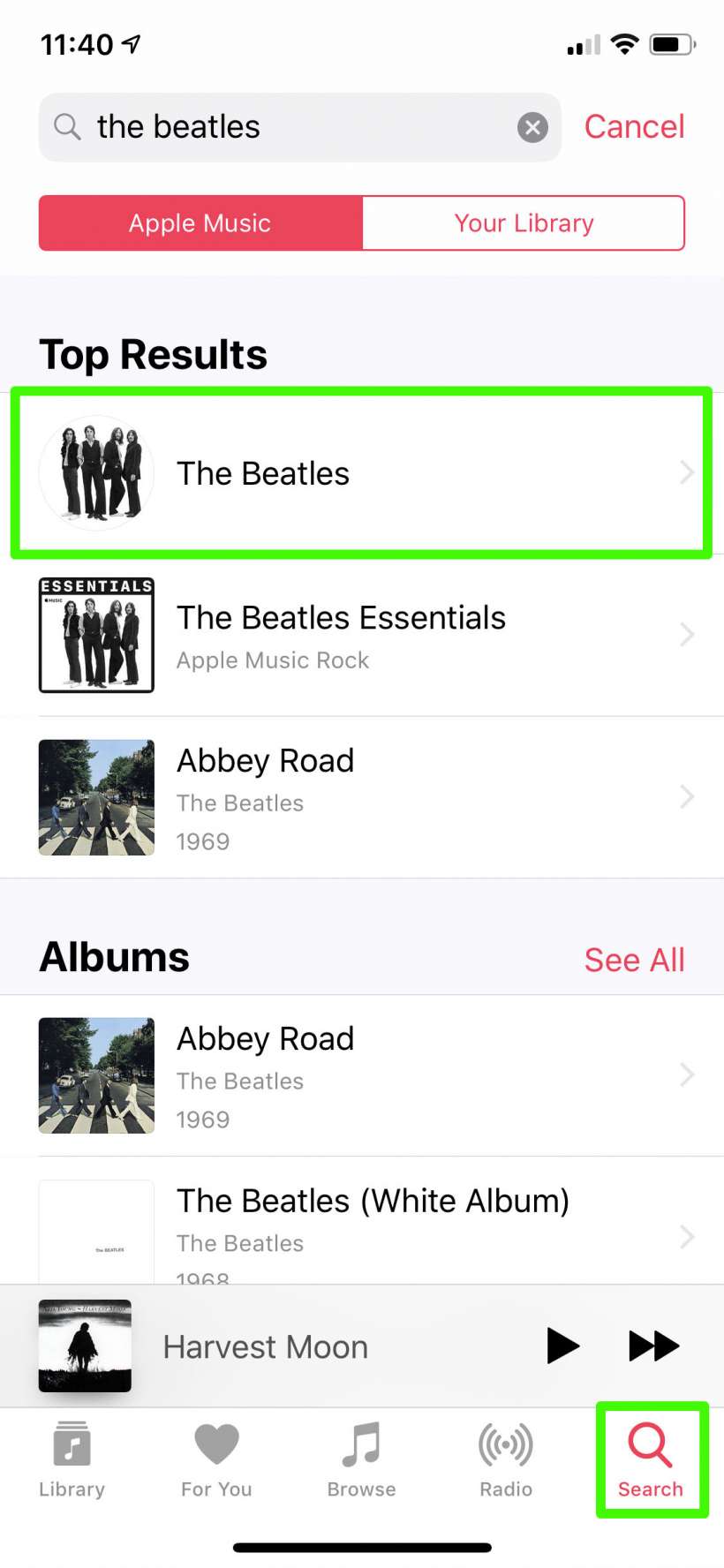 Como se crea y se personaliza la estación de radio Apple Music en el iPhone y el iPad.