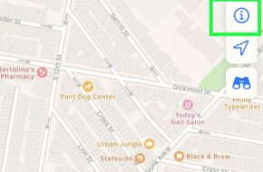 Cómo se mide la distancia a Apple Maps en el iPhone
