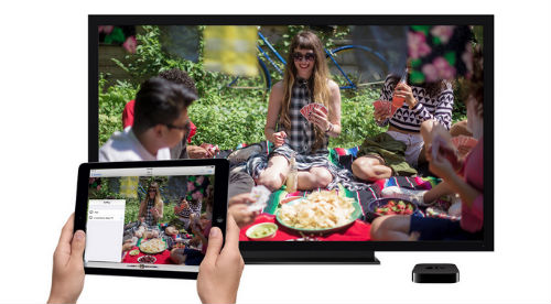 Airplay le permite transmitir contenido desde vuestros dispositivos iOS y Mac en su Apple TV mediante Wi-Fi.