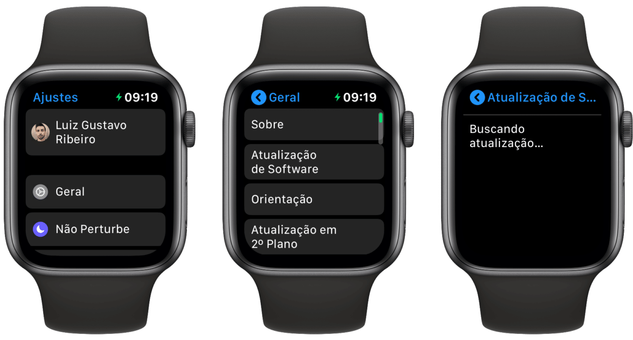 Actualización de software de Apple Watch