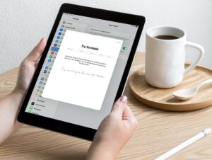 Consejos para usar Scribble a Pages, Numbers y Keynote en el iPad